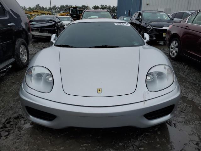 2002 Ferrari 360 VIN ZFFYU51A520129108 COPART salvage auction — WATER/FLOOD, Nj - Cert Of Title-Salvage Flood, sold $51,500 on 2026-07-02 (photo 5)