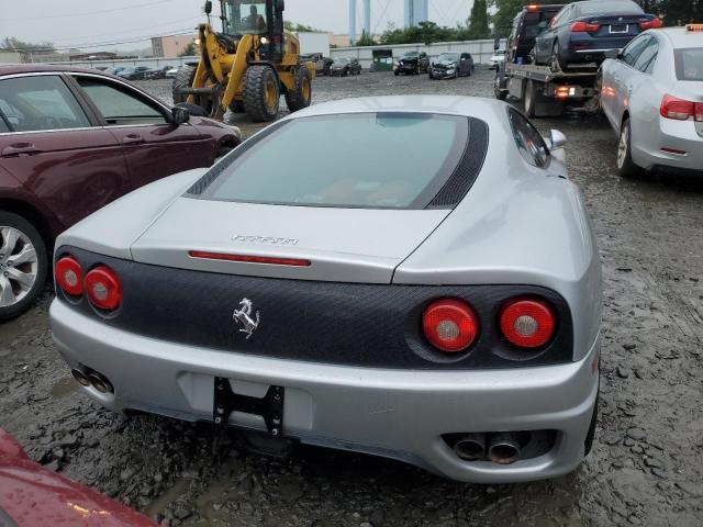 2002 Ferrari 360 VIN ZFFYU51A520129108 COPART salvage auction — WATER/FLOOD, Nj - Cert Of Title-Salvage Flood, sold $51,500 on 2026-07-02 (photo 6)