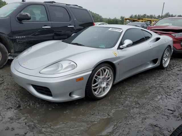 2002 Ferrari 360 VIN ZFFYU51A520129108 COPART salvage auction — WATER/FLOOD, Nj - Cert Of Title-Salvage Flood, sold $51,500 on 2026-07-02 (photo 1)