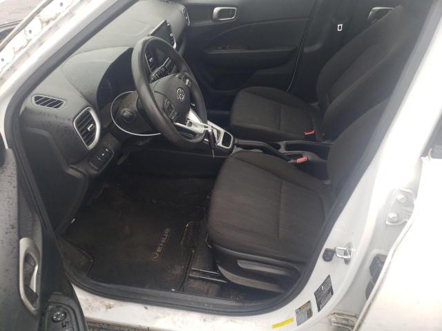 2022 Hyundai Venue VIN KMHRB8A38NU147347 COPART salvage auction — Front End, OR - SALVAGE TITLE CERTIFICATE, sold $1,850 on 2025-10-20 (photo 7)