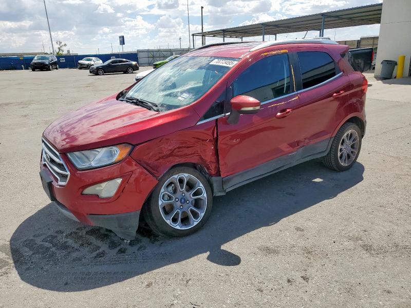 2020 Ford Ecosport VIN MAJ6S3KL5LC376912 COPART salvage auction — FRONT END, Tx - Salvage Vehicle Title, sold $125 on 2026-07-17 (photo 1)