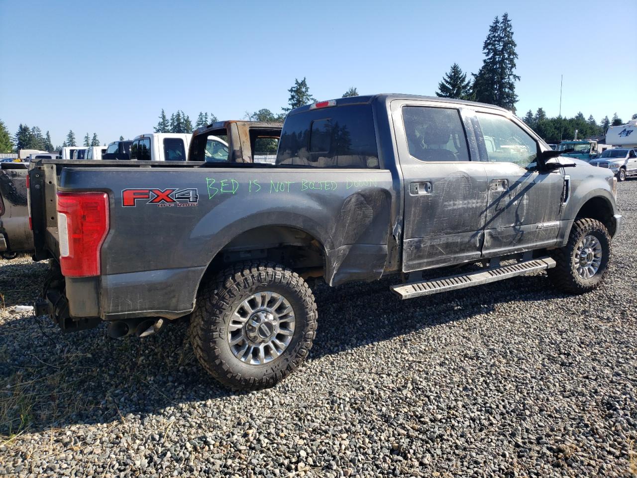 2018 Ford F-350 super duty VIN 1FT8W3BT7JEC80336 COPART salvage auction — Side, WA - BILL OF SALE, sold $14,100 on 2025-11-19 (photo 3)
