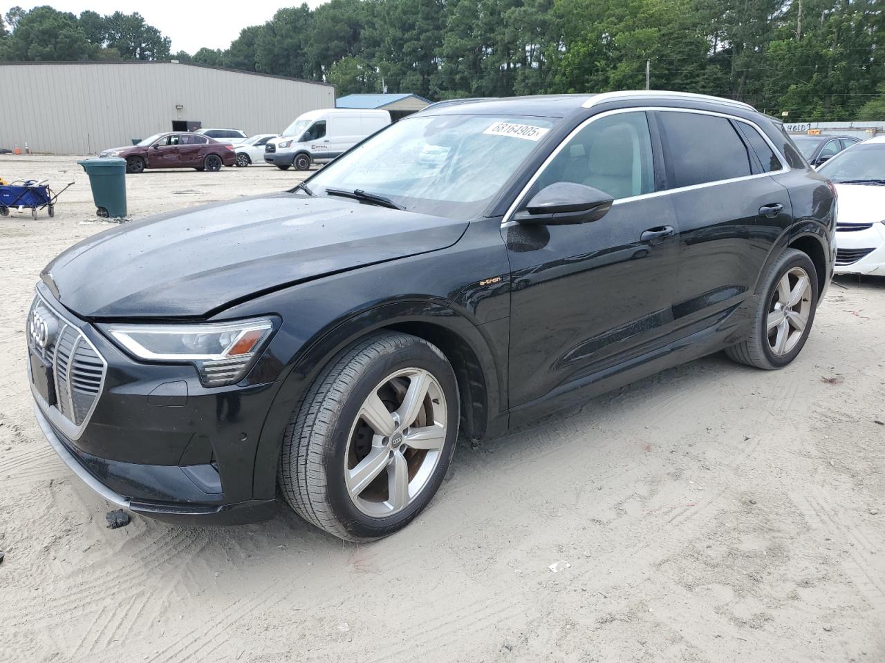 2019 Audi e-tron VIN WA1LAAGE6KB008803 — COPART salvage auction photo