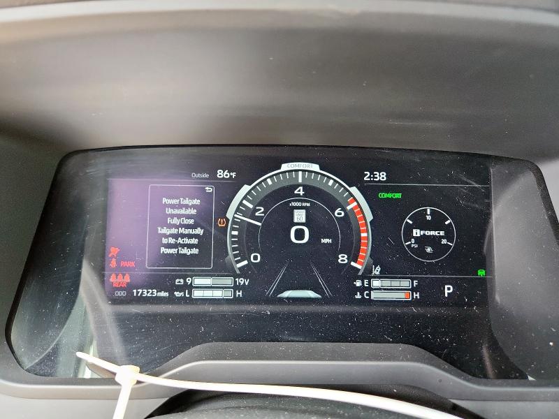 2025 Toyota Tundra VIN 5TFMA5DB1SX239431 COPART salvage auction — Rear End, TX - SALVAGE VEHICLE TITLE, sold $26,200 on 2025-10-23 (photo 9)