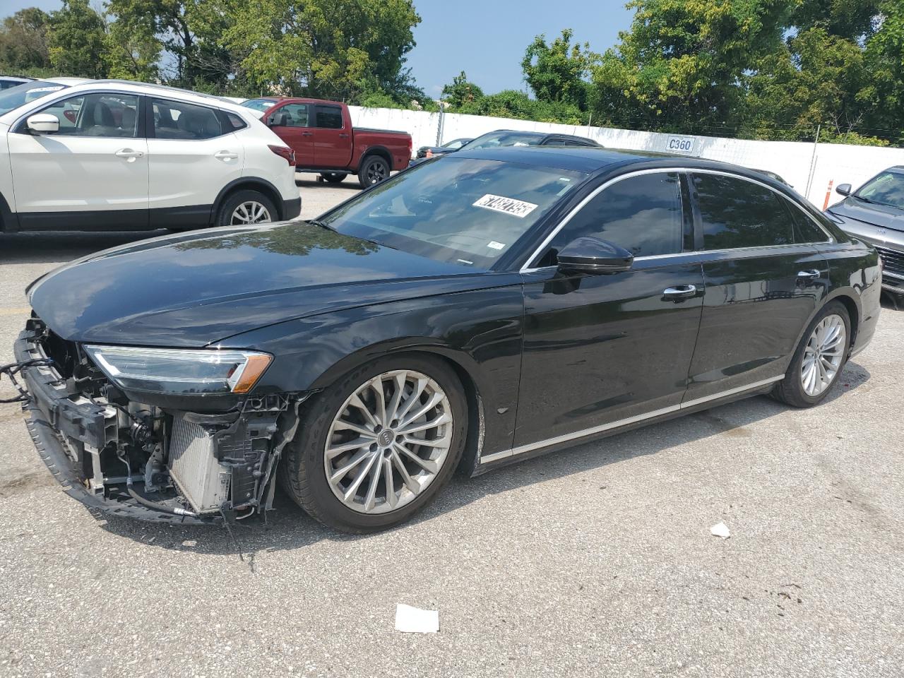 2019 Audi A8 VIN WAU8DAF83KN020191 — COPART salvage auction photo