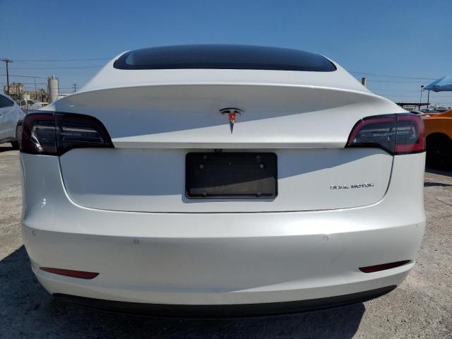 2022 Tesla Model 3 VIN 5YJ3E1EB8NF137548 COPART salvage auction — Minor Dent/Scratches, CA - SALVAGE CERTIFICATE (P), sold $19,500 on 2025-10-24 (photo 6)