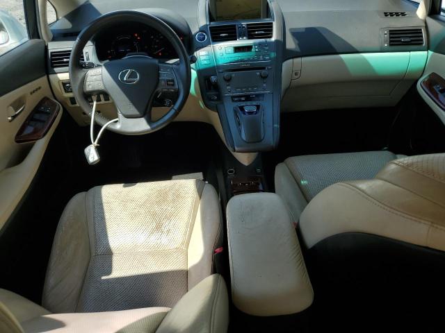 2010 Lexus Hs VIN JTHBB1BAXA2001997 COPART salvage auction — WATER/FLOOD, Ga - Cert Of Title-Flood Salvage, sold $1,400 on 2026-07-30 (photo 8)
