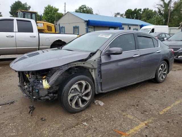 2016 Honda Accord VIN 1HGCR3F87GA007535 COPART salvage auction — FRONT END, Ks - Cert Of Title-Salvage, sold $3,300 on 2026-07-20 (photo 1)