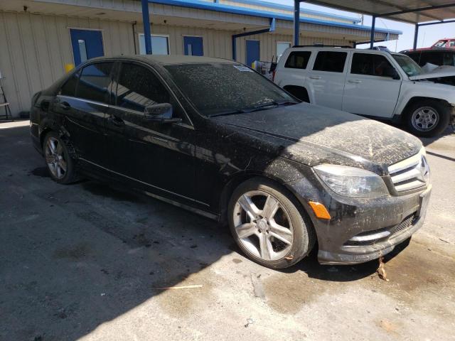 2011 Mercedes-benz C class VIN WDDGF5EB0BR184557 COPART salvage auction — REAR END, CA - SALVAGE CERTIFICATE, sold $750 on 2026-07-16 (photo 4)