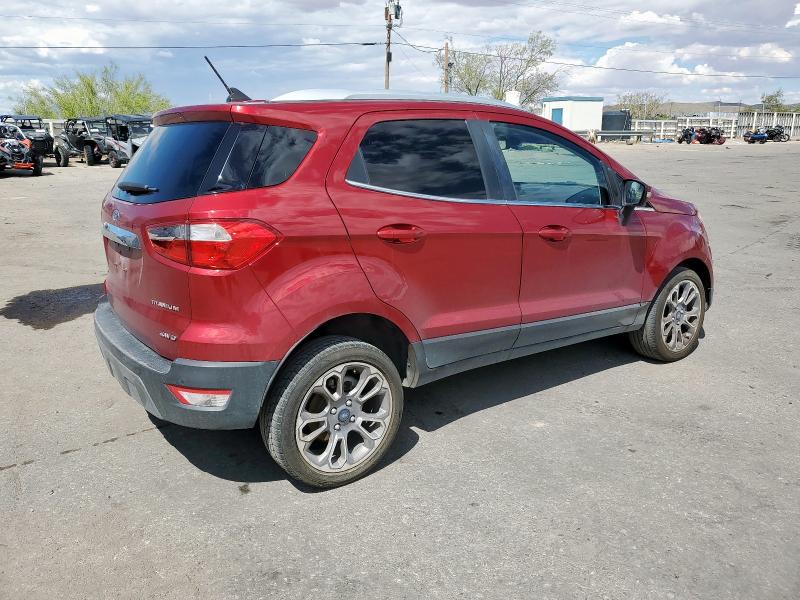 2020 Ford Ecosport VIN MAJ6S3KL5LC376912 COPART salvage auction — FRONT END, Tx - Salvage Vehicle Title, sold $125 on 2026-07-17 (photo 3)