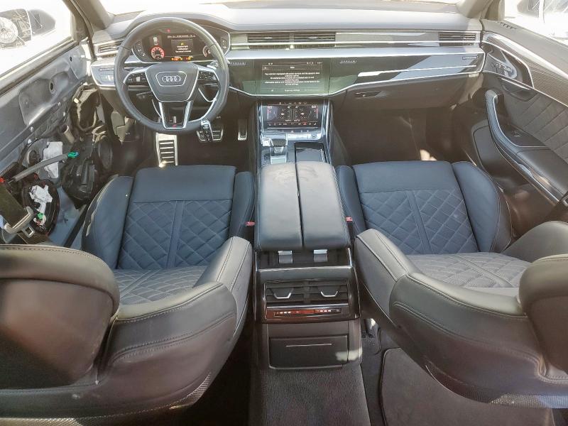 2023 Audi S8 VIN WAULSAF80PN003209 COPART salvage auction — FRONT END, Fl - Cert Of Title Slvg Rebuildable, sold $26,000 on 2026-07-28 (photo 8)