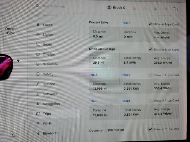 2019 Tesla Model 3 VIN 5YJ3E1EB5KF364966 COPART salvage auction — SIDE, Salvage Title, sold $2,600 on 2026-07-13 (photo 9)