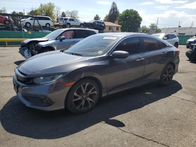 2019 Honda Civic VIN 2HGFC2F86KH561460 COPART salvage auction — HAIL, NJ - DIS/DLR/EXP ONLY SALVAGE TITLE, sold $7,800 on 2026-07-02 (photo 1)