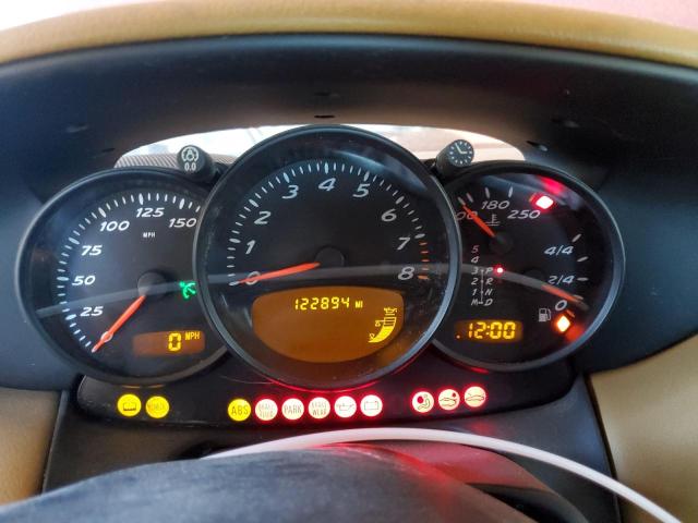 2001 Porsche Boxster VIN WP0CA29821U625928 COPART salvage auction — MECHANICAL, Oh - Dis/Dlr/Exp Only Clean Title, sold $1,600 on 2026-08-20 (photo 9)