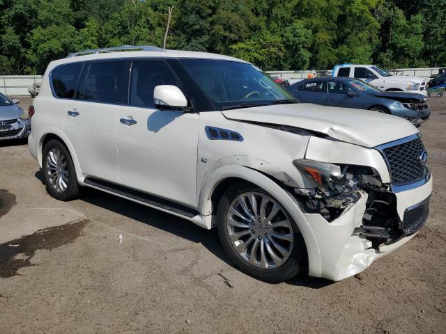 2016 Infiniti Qx80 VIN JN8AZ2NF5G9613065 COPART salvage auction — FRONT END, La - Cert Of Title-Salvage, sold $2,400 on 2026-07-02 (photo 4)