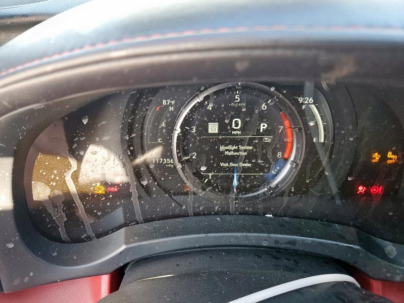 2021 Lexus Is VIN JTHGZ1B25M5040381 COPART salvage auction — REAR END, Id - Salvage Certificate Of Title, sold $3,400 on 2026-07-31 (photo 9)