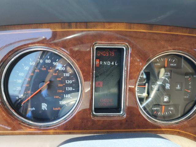 1999 Rolls-royce Silver seraph VIN SCALA61E1XCX02898 COPART salvage auction — FRONT END, Hi - Certificate Of Salvage, sold $6,400 on 2026-07-20 (photo 9)