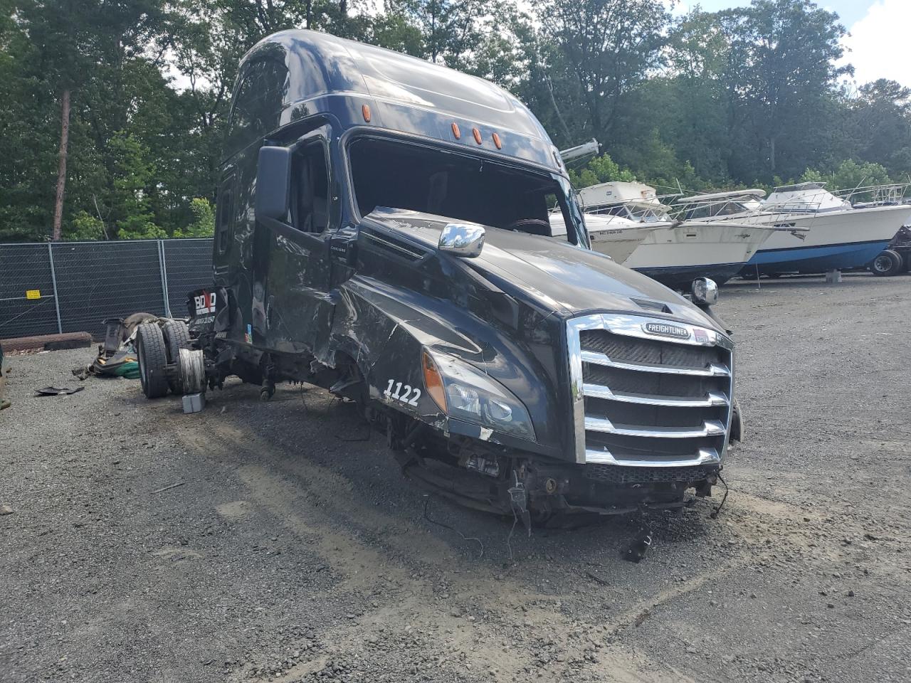 2020 Freightliner Cascadia 126 VIN 3AKJHHDRXLSLR1808 COPART salvage auction — All Over, ID - SALVAGE CERTIFICATE OF TITLE, sold $2,950 on 2026-07-09 (photo 1)