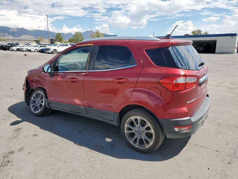 2020 Ford Ecosport VIN MAJ6S3KL5LC376912 COPART salvage auction — FRONT END, Tx - Salvage Vehicle Title, sold $125 on 2026-07-17 (photo 2)