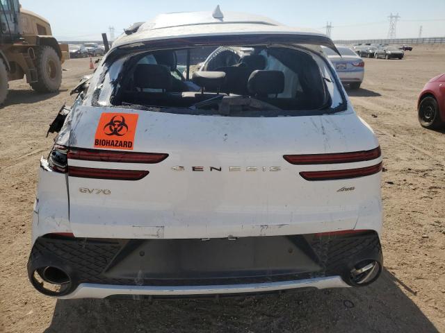 2022 Genesis Gv70 VIN KMUMADTB0NU034777 COPART salvage auction — ROLLOVER, CA - NON-REPAIRABLE VEHICLE CERT, sold $1,500 on 2026-07-20 (photo 6)