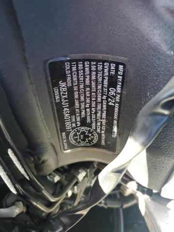 2025 Kawasaki Zx636 VIN JKBZXJJ14SA018097 COPART salvage auction — ALL OVER, QC - GRAVEMENT ACCIDENTE, sold $1,350 on 2026-07-14 (photo 9)