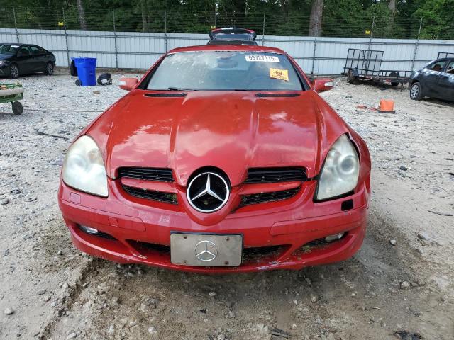 2005 Mercedes-benz Slk-class VIN WDBWK56F45F053896 COPART salvage auction — FRONT END, Ga - Derelict Bos/Parts Only, sold $275 on 2026-07-10 (photo 5)