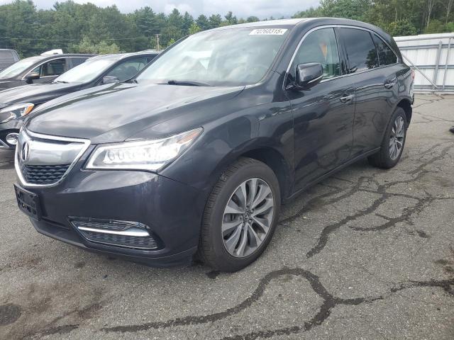 2014 Acura Mdx VIN 5FRYD4H44EB039879 COPART salvage auction — REAR END, Ri - Salvage Certificate Of Title, sold $6,200 on 2026-07-09 (photo 1)