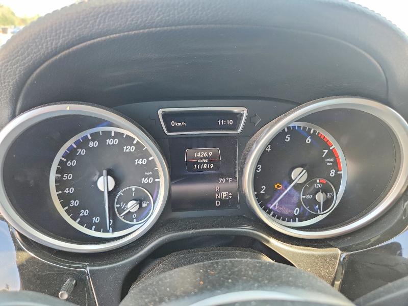 2015 Mercedes-benz Gl-class VIN 4JGDF6EE4FA554941 COPART salvage auction — MINOR DENT/SCRATCHES, Or - Certificate Of Title, sold $4,250 on 2026-09-14 (photo 9)
