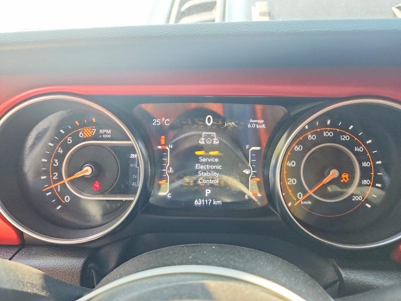 2023 Jeep Wrangler / VIN 1C4HJXFG8PW573992 COPART salvage auction — SIDE, ON - PERMIT SALVAGE, sold $21,000 on 2026-09-24 (photo 9)