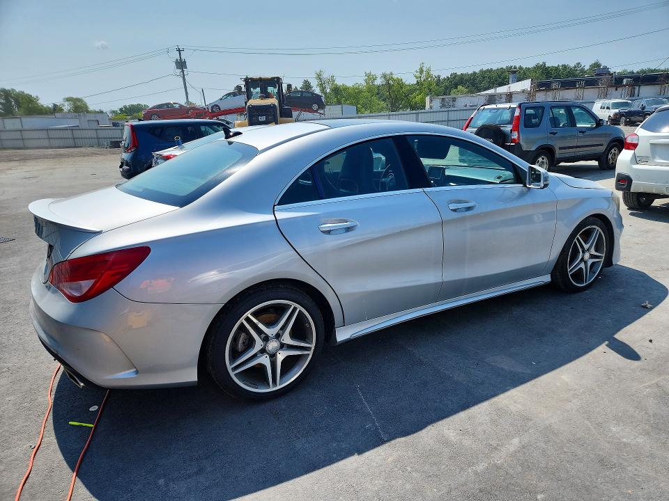 2014 Mercedes-benz Cla-klasse VIN WDDSJ4GB1EN160764 COPART salvage auction — MECHANICAL, Ny - Certificate Of Title, sold $625 on 2026-08-17 (photo 3)