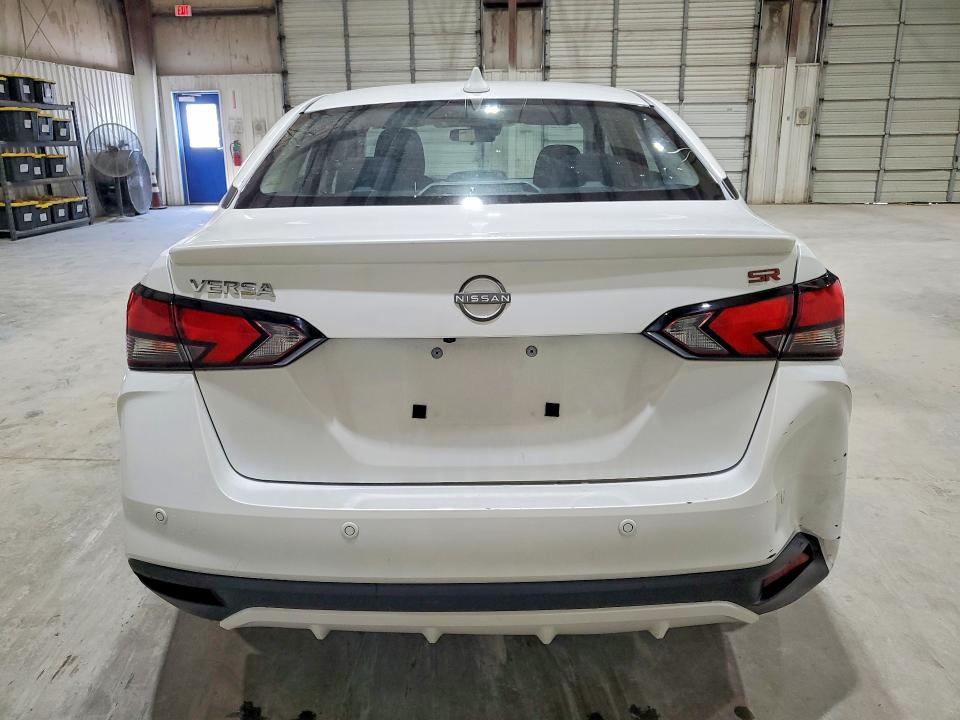 2025 Nissan Versa VIN 3N1CN8FV9SL833692 COPART salvage auction — REAR END, Ca - Certificate Of Title (P), sold $8,300 on 2026-08-17 (photo 6)