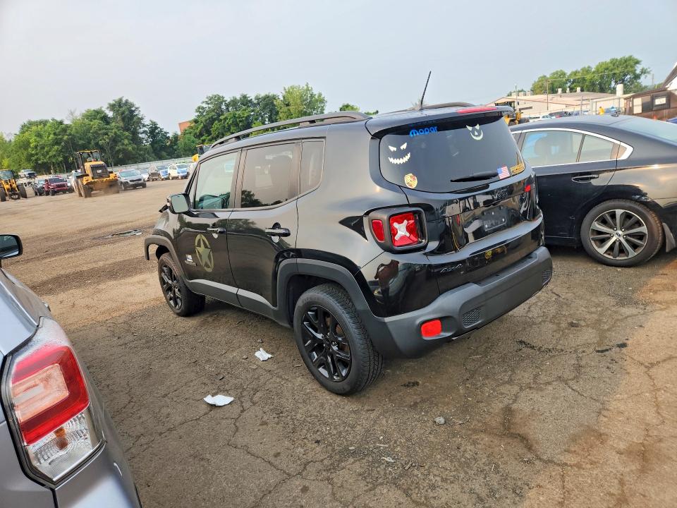 2017 Jeep Renegade VIN ZACCJBBB9HPG09453 COPART salvage auction — FRONT END, Ct - Cert Of Title-Salvage, sold $600 on 2026-08-21 (photo 2)