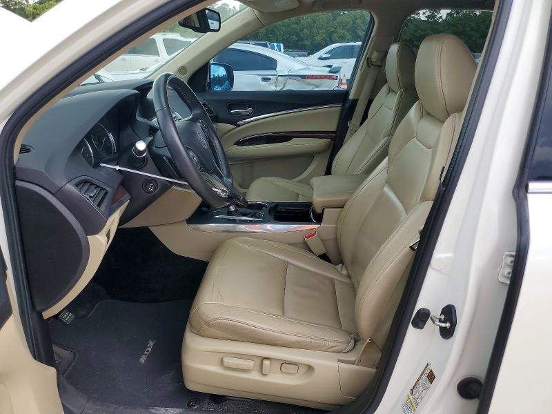 2015 Acura Mdx VIN 5FRYD3H45FB004571 COPART salvage auction — FRONT END, TX - SALVAGE VEHICLE TITLE, sold $2,850 on 2026-09-06 (photo 7)