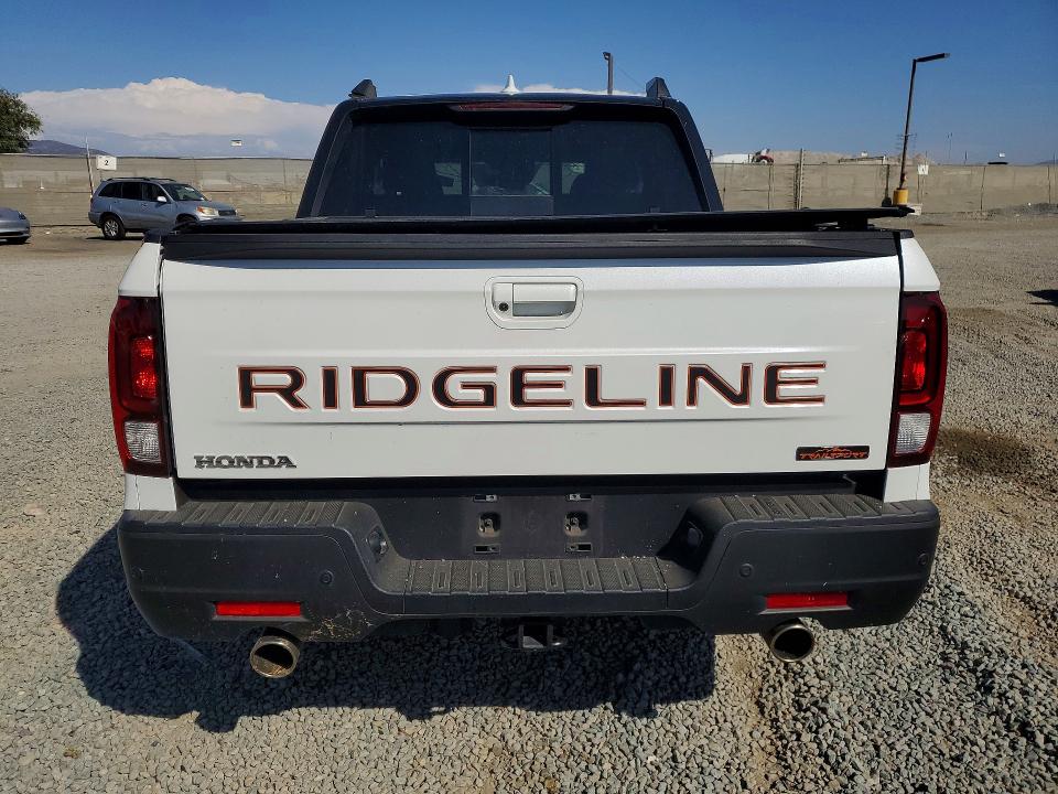 2024 Honda Ridgeline VIN 5FPYK3F60RB014416 COPART salvage auction — ROLLOVER, Ca - Salvage Certificate, sold $7,000 on 2026-10-09 (photo 6)