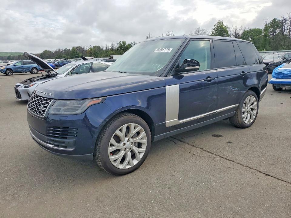 2021 Land rover RANGE ROVER VIN SALGS2RU1MA433619 COPART salvage auction — SIDE, NY - MV-907A SALVAGE CERTIFICATE, sold $22,400 on 2026-09-11 (photo 1)