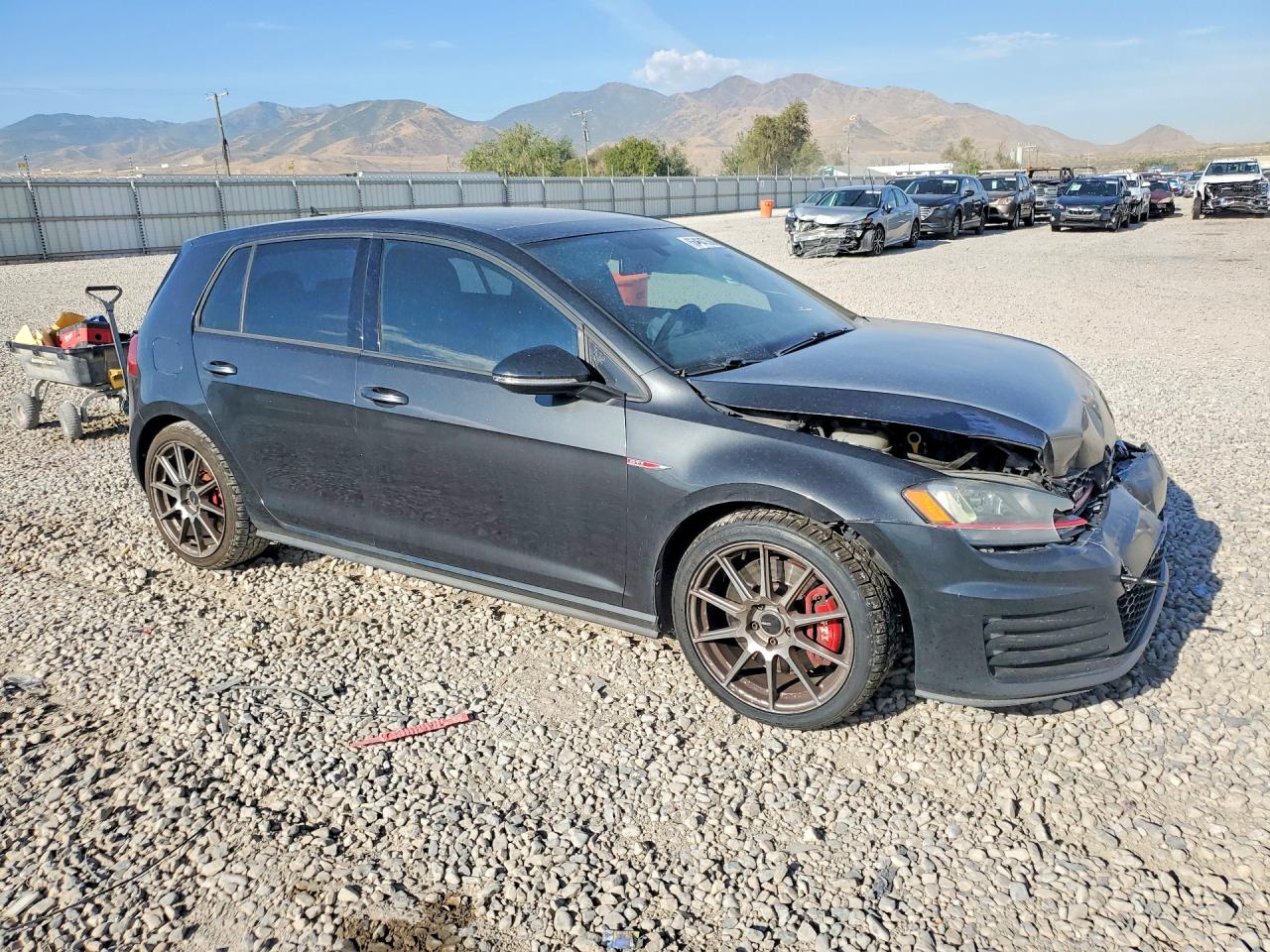 2016 Volkswagen Gti VIN 3VW547AU7GM018794 COPART salvage auction — Front End, UT - SALVAGE CERTIFICATE, sold $2,650 on 2026-09-18 (photo 4)
