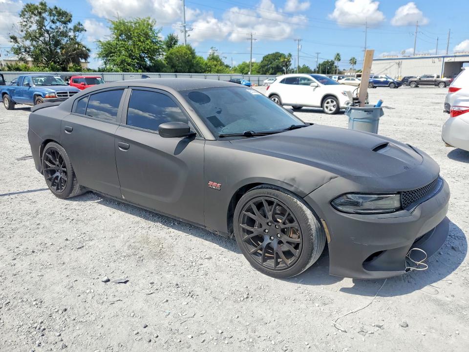 2018 Dodge Charger VIN 2C3CDXGJ8JH265551 COPART salvage auction — FRONT END, Fl - Certificate Of Title (P), sold $11,000 on 2026-09-01 (photo 4)