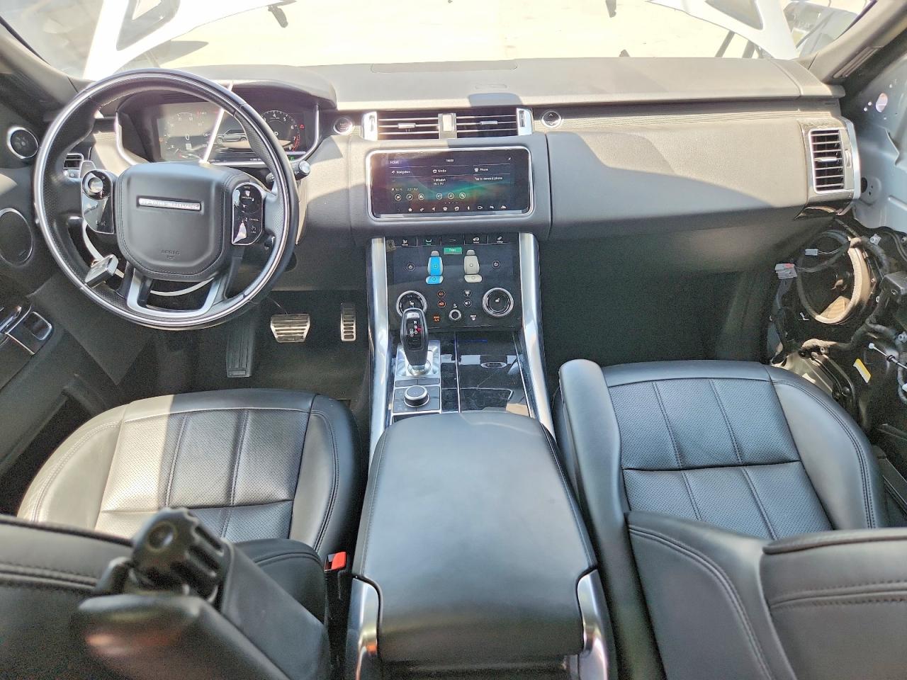 2022 Land Rover Range Rover Sport VIN SALWR2SUXNA218761 COPART salvage auction — Front End, TX - SALVAGE VEHICLE TITLE, sold $17,300 on 2026-08-24 (photo 8)