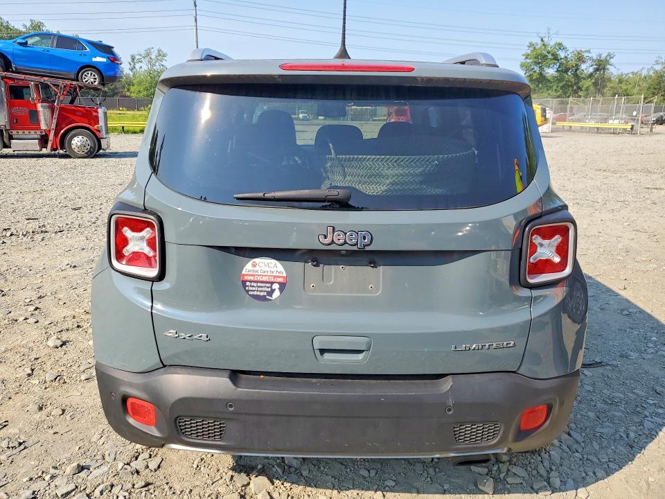 2018 Jeep Renegade VIN ZACCJBDB9JPH00208 COPART salvage auction — FRONT END, Md - Cert Of Salvage > 75% Damage, sold $875 on 2026-08-18 (photo 6)