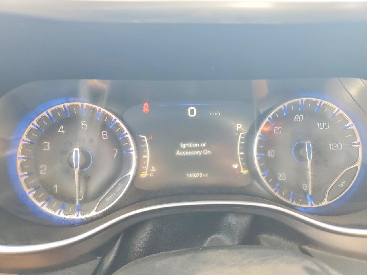 2017 Chrysler Pacifica VIN 2C4RC1GG7HR770608 COPART salvage auction — Front End, OK - CERT OF TITLE-REBUILT, sold $675 on 2026-10-08 (photo 9)