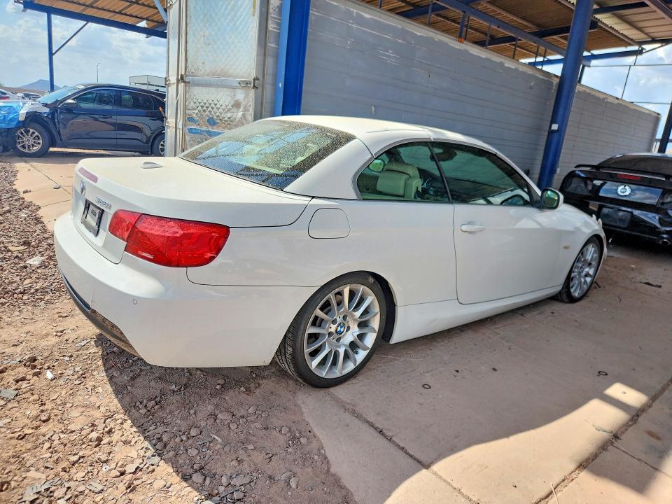 2012 BMW 3er VIN WBADW3C58CE824227 COPART salvage auction — FRONT END, AZ - CERT OF TITLE - SALVAGE, sold $2,850 on 2026-08-20 (photo 3)