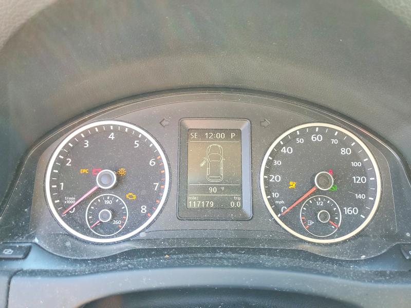 2012 Volkswagen Tiguan VIN WVGAV7AX2CW530039 COPART salvage auction — FRONT END, Ky - Bill Of Sale/Part Only/No Titl, sold $300 on 2026-08-17 (photo 9)