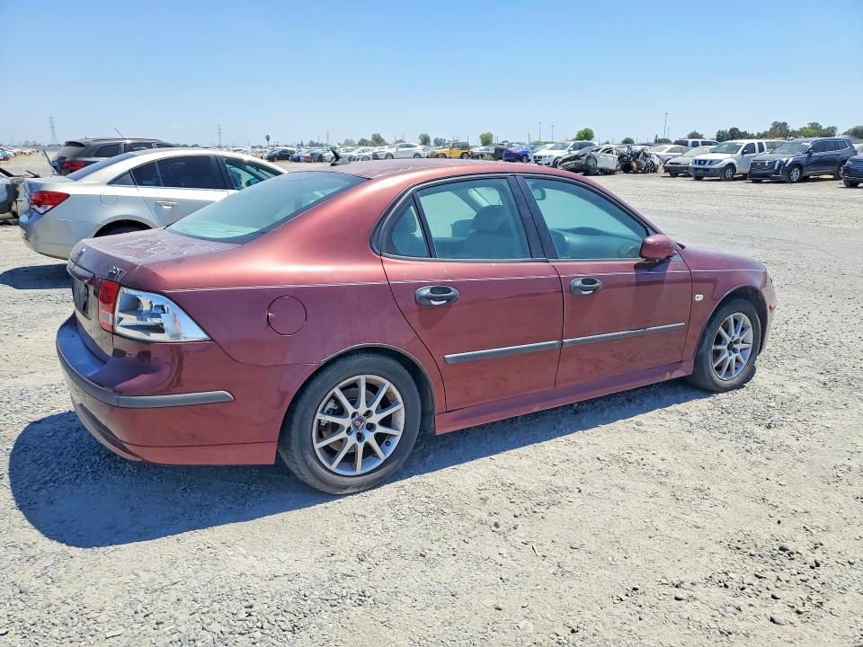 2004 Saab 9-3 VIN YS3FD49Y241041821 COPART salvage auction — FRONT END, CA - DIS/DLR/EXP ONLY CLEAN TITLE, sold $100 on 2026-08-18 (photo 3)
