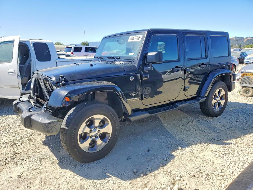 2018 Jeep Wrangler / VIN 1C4HJWEG1JL923595 — COPART salvage auction photo