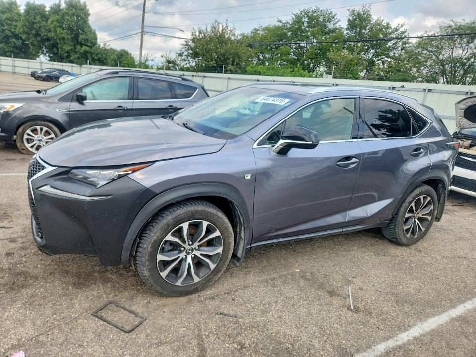 2016 Lexus Nx VIN JTJBARBZ0G2061656 — COPART salvage auction photo