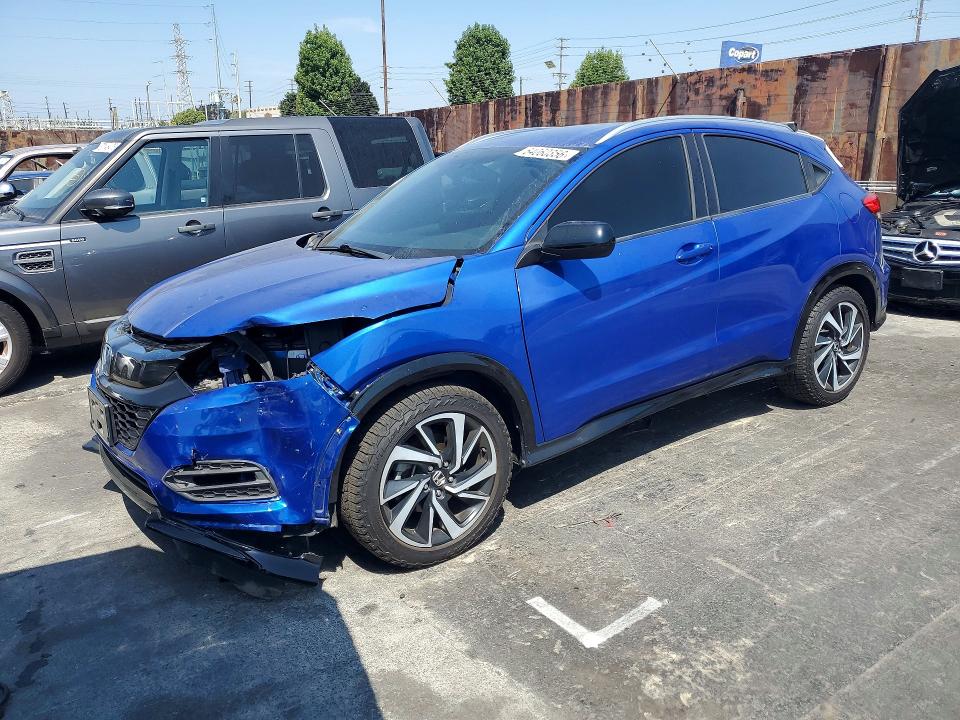 2019 Honda Hr-v VIN 3CZRU5H17KG710866 COPART salvage auction — FRONT END, Ca - Salvage Certificate, sold $7,400 on 2026-08-19 (photo 1)