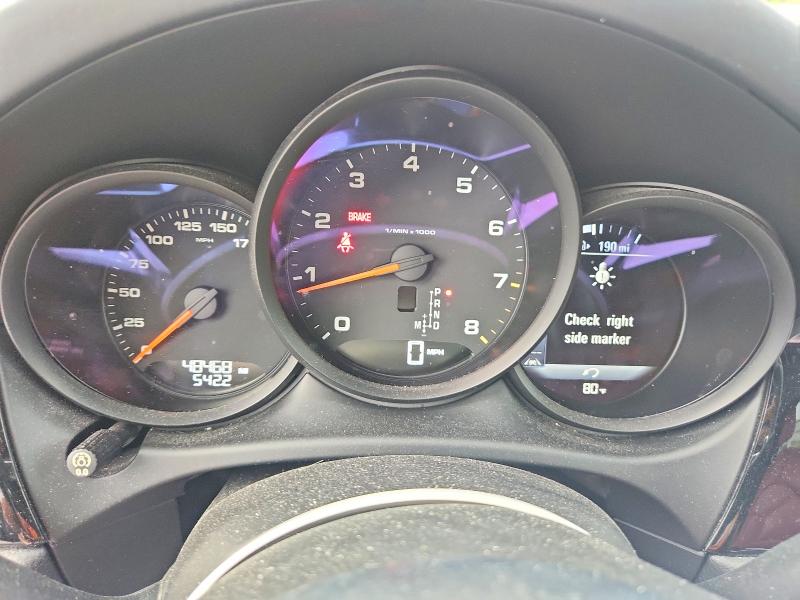 2018 Porsche Macan VIN WP1AA2A57JLB19136 COPART salvage auction — FRONT END, Ky - Cert Of Title-Salvage, sold $11,700 on 2026-08-28 (photo 9)