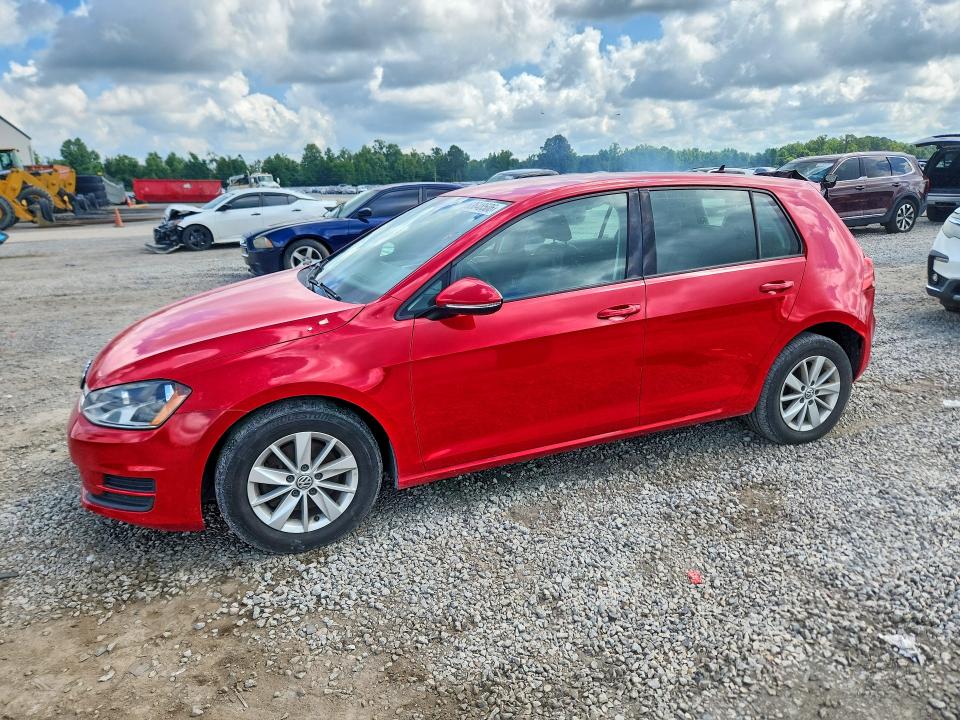 2015 Volkswagen Golf VIN 3VW217AU8FM014005 COPART salvage auction — MINOR DENT/SCRATCHES, Sc - Dealer Only Clean Title, sold $4,250 on 2026-08-19 (photo 1)