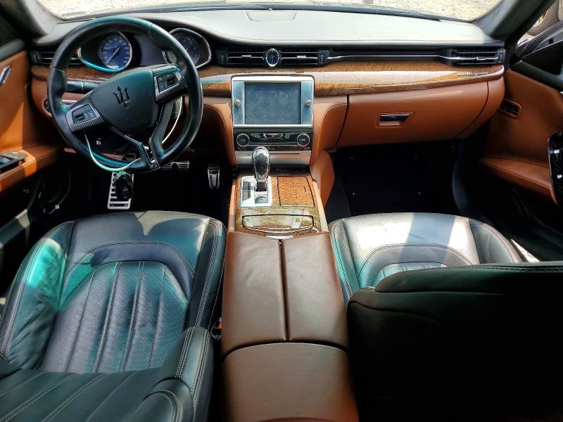 2015 Maserati Quattroporte VIN ZAM56RRA8F1161439 COPART salvage auction — REAR END, Oh - Cert Of Title-Salvage, sold $1,350 on 2026-08-26 (photo 8)