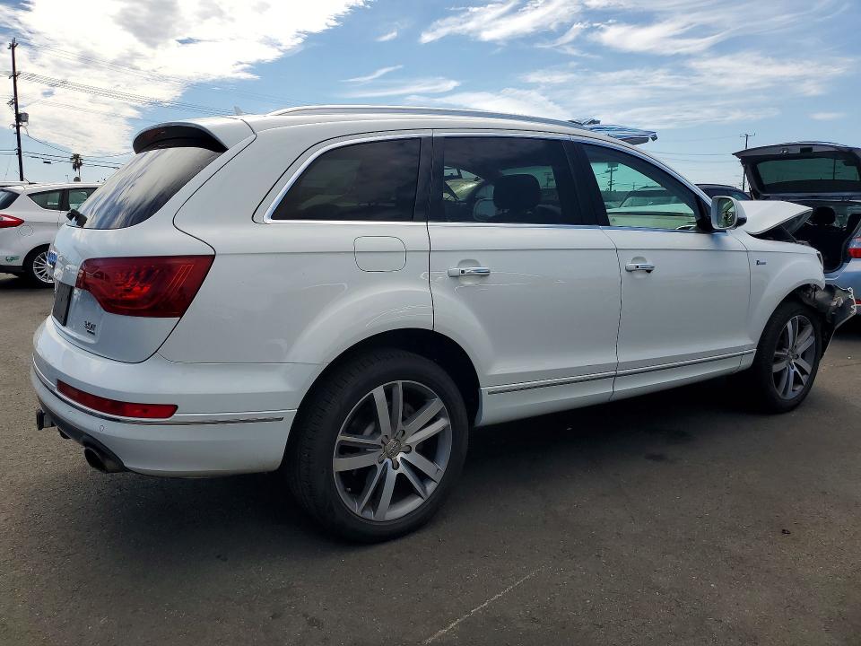 2014 Audi Q7 VIN WA1LGAFE8ED016524 COPART salvage auction — FRONT END, Ca - Salvage Certificate, sold $325 on 2026-09-02 (photo 3)